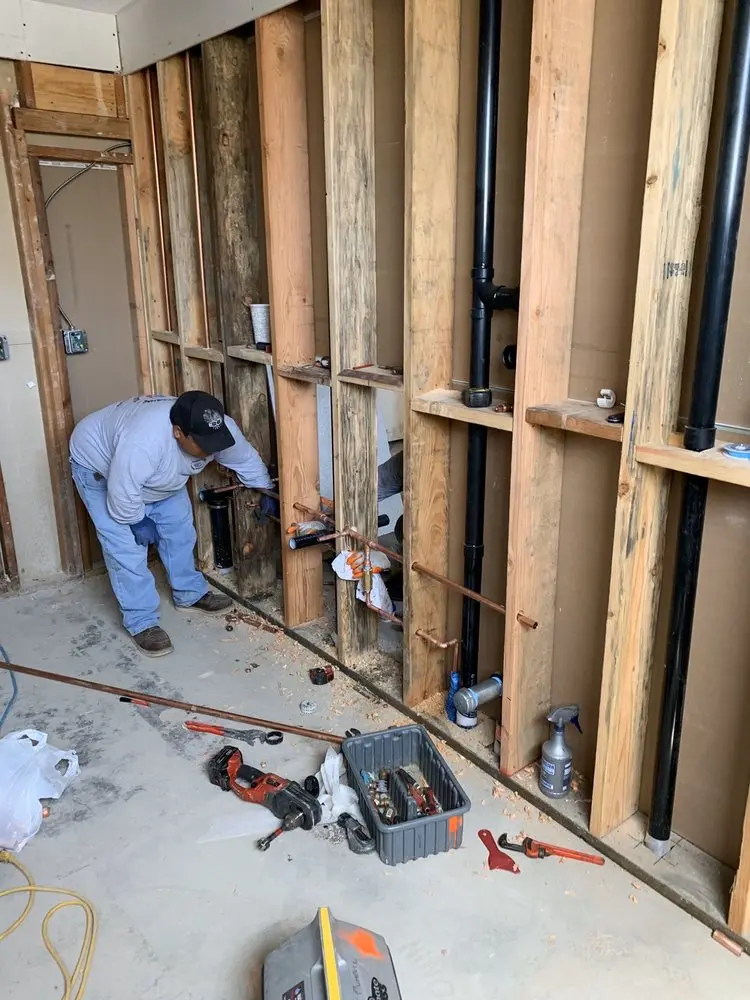 Commercial rough-in plumbing for Water Heater Replacement in East Merrimack